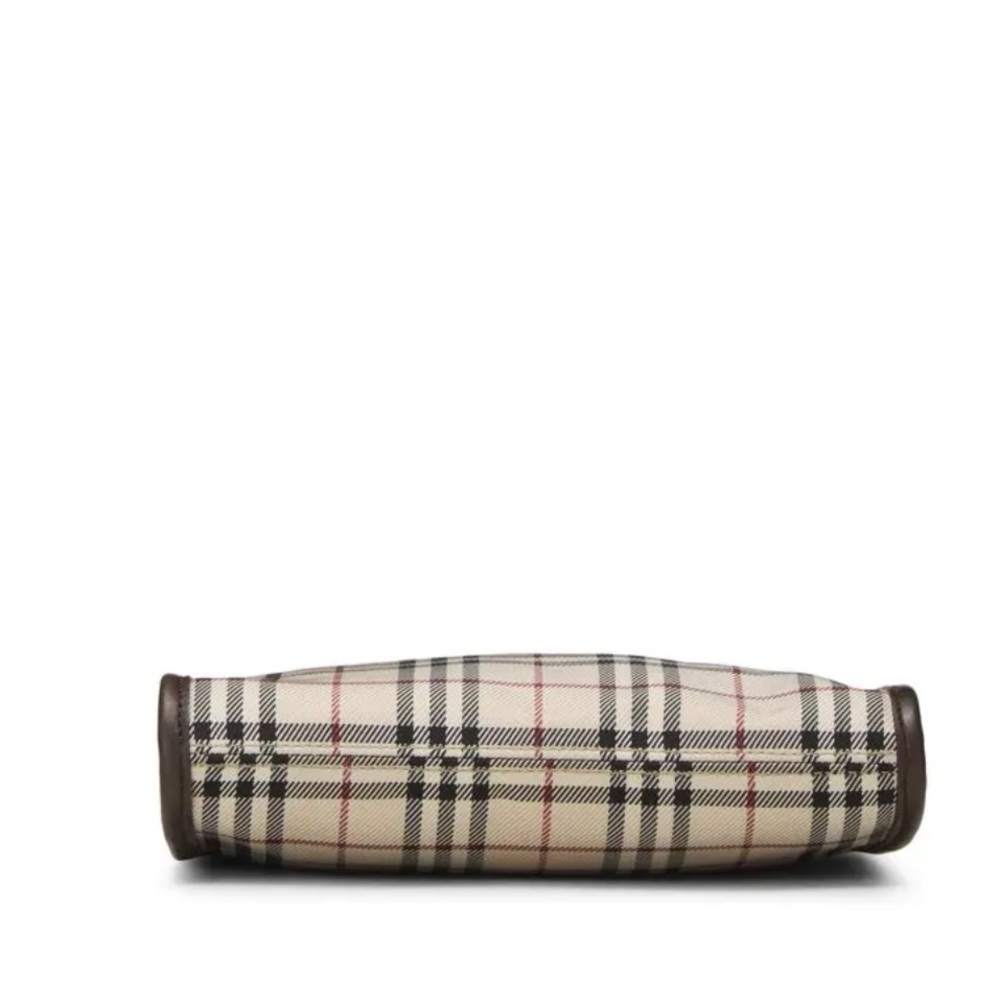 Burberry Nova Check Canvas Crossbody Bag Beige Canvas - Picture 4 of 13